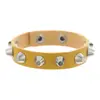 Pulsera de Paraguas de Fila Única con Charm de Llegada Nueva Rock Hip-Hop Cono Remache Pulsera Punk de Moda para Hombres y Mujeres