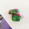 Cubierta para audífonos de manzana estilo retro transferencia de agua flor creativa silicona aplicable airpods cubierta protectora para audífonos venta al por mayor