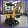 Excavadora pequeña, de orugas, para uso doméstico, aplicaciones agrícolas y de ingeniería, multifuncional, fabricante transfronterizo, máquina de gancho en miniatura