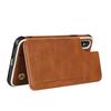 Funda para iPhone X, funda protectora para iPhone XR, funda de cuero anticaídas con tapa para iPhone XS Max