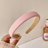 Cor Dopamina Aro de Cabelo de Aba Larga para Mulheres Topo Craniano Alto Pressão Cartão de Cabelo Verão Doce Bonito Faixa de Cabelo Acessórios de Cabelo com Sensação Avançada