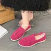 Zapatos Planos Transfronterizos Europeos y Americanos de Tallas Grandes, Mocasines, Zapatos sin Cordones para Mujer, Versátiles Europeos al por Mayor Tallas Grandes