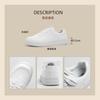 Sapatos Brancos Universais Sapatos Masculinos 2023 Novos Sapatos de Fundo Grosso de Outono Tênis Masculinos para Todos os Jogos Esportes Casuais Tênis Branco Puro