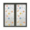 Película de Vidrio con Patrón Impreso a Color al por Mayor para Ventanas de Baño, Película Anti-Mirada para Puertas de Baño, Película de Privacidad