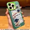 Las Pegatinas de Anime Son Adecuadas para Fundas de Teléfono iPhone 17 Pro Max, 16 Plus, Plateadas Coloridas 15, 14, 13 y Fundas Personalizadas Apple 12