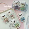 Nuevos Overoles de Peluche Accesorios de Muñeco Oso Broche Lindo de Dibujos Animados Decoración DIY Mochila de Estudiante Juguete