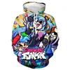 Sudadera con capucha impresa en 3D del nuevo juego de comercio exterior 2021 Friday night funkin