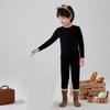 Trajes Térmicos Infantis Outono e Inverno Cor Lisa Tamanhos Pequeno e Médio Roupas Infantis Meninos e Meninas Roupa Íntima Algodão Lycra Roupas de Outono Roupa de Dormir Roupa para Casa