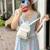 Mochila Fresca Simple de Primavera y Verano para Niñas, Paquete Único Multiusos, Bolso Escolar para Estudiantes de Campus, Color Sólido, Versátil, Casual, Mochila Pequeña