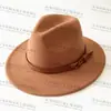 Sombrero de Fieltro Panama Transfronterizo Moda Otoño e Invierno Cinturón Sombrero de Lana Sombrero de Copa Británico para Hombres y Mujeres Sombrero de Jazz de Caballero Mujeres