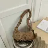 Bolso de mano único con lazo plisado modelo 2026 estilo coreano bolsa de axila de un solo hombro moda bolsa nube