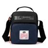 Bolsa Masculina de Tecido Oxford Impermeável Bolsa Masculina Tendência Estilo Coreano Bolsa Transversal para Casal para Ciclismo ao Ar Livre Bolsa de Ombro com Múltiplos Bolsos Bolsa Masculina