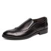 Zapatos de Cuero para Hombre Transfronterizos 2025 Otoño Nuevos Casual Brogue Moda Zapatos de Cuero