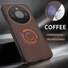 Adecuado para funda de teléfono Honor 600Pro, succión magnética con textura de cuero tecnológico Magic8lite, disfruta de la cubierta protectora 90ProMax
