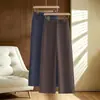 Pantalones de cintura alta, pierna curva para mujer, nueva moda de otoño, pierna ancha, holgados y cómodos, versátiles, adelgazantes, pantalones casuales de pierna recta