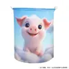 Cesta para Ropa Sucia Zodiaco Cerdo Cubo de Almacenamiento para Ropa Sucia del Hogar Cesta de Lavandería de Gran Capacidad Cubo de Almacenamiento para Ropa