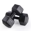 Halteres revestidos de borracha para exercícios físicos em casa, treinamento muscular dos braços, 510 a 20 kg, ideais para crianças, escolas primárias e dormitórios femininos.