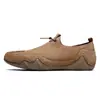 Mocasines de Cuero Suave, Transpirables y Modernos para Verano, Slip-On Casuales para Conducir, Suela Suave, Resistentes al Desgaste, Ligeros Slip-On para Hombre