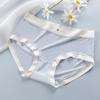 Calzones de verano delgados de seda de hielo para mujer, sensación nude, ajustados, absorción de humedad, transpirables, entrepierna antibacteriana, sencillos y dulces para niñas