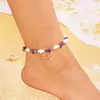 Set de Collar y Pulsera Bohemio de Vacaciones Europeo y Americano Femenino Ins Verano Dopamina Grava Estrella de Mar Caracola Collar