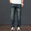 2026 Nuevos Jeans de Primavera y Verano Ropa de Trabajo Mezclilla Modernos Sueltos Rectos Casuales Versátiles Pantalones Largos