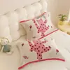 Funda de almohada de gasa de cuatro capas jacquard teñida en hilo de gran tamaño, funda de almohada de algodón puro, funda de almohada totalmente de algodón, funda de almohada para adulto, funda de almohada individual