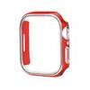 Para Apple Watch 6iwatch7 funda protectora galvanizada de dos colores funda de PC media cubierta funda applewatch se