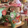 Caja de Manzana de Dibujos Animados Navideña Regalo de Nochebuena Taza Navideña Fruta de la Paz Caja de Regalo de Fruta Empaque de Flores Caja Navideña