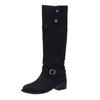 2025 Nuevas Botas Martin de Caña Alta para Mujer, Estilizadas, Suela Suave Cómoda, Moda Versátil, Calzado Casual