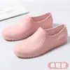Botas de lluvia de exportación transfronteriza para mujer, suela fija, forradas de polar, ligeras, antideslizantes, a la moda para otoño e invierno, suela plana, forradas de polar, duraderas, adecuadas para lavar el coche y uso en la cocina