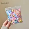 Gomas de Pelo de Colores para Niñas, Cintas para el Cabello de Niñas Pequeñas, Alta Elasticidad y Durabilidad Sin Dañar el Cabello, Diadema para Bebé