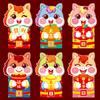 Ruixiang 2026 Año del Caballo Nuevo Sobre Rojo Lindo Creativo Tridimensional Dibujos Animados Zodíaco Año Nuevo Sobre de la Suerte Bolsa Sobre Rojo