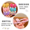 Goma para el Cabello de Mariposa con Lentejuelas para Niños Goma para el Cabello Tipo Intestino Pequeño Goma para el Cabello para Coleta Accesorios para el Cabello Goma Elástica para Niñas Accesorios para el Cabello