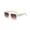 9145 Europeo y Americano Nuevo Transfronterizo Especial Explosiones Moderno Uñas de Arroz Retro Gafas de Sol de Montura Grande Trendy Gafas de Sol para Fotografía Callejera