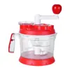 Cortador de Legumes Doméstico Multifuncional, Moedor de Carne Manual, Picador, Espremedor de Alho, Espremedor de Frutas, Mixer de Cozinha