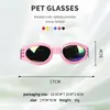 Gafas para perro gafas de sol para perro a prueba de viento accesorios de fotografía golden retriever suministros especiales para gafas de sol venta al por mayor