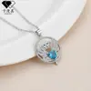 Knn-1046 Colar Pequeno Fresco de Cisne com Diamante Feminino Desenho Animado E-commerce Transfronteiriço Joias Pingente de Alta Qualidade Europeu e Americano