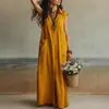 2026 Verano Nuevo Estilo Transfronterizo Ropa Femenina Europea y Americana Elegante para el Trabajo Hombros Descubiertos Bohemio Vacaciones Vestido Camisa Holgado
