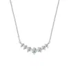 Collar de Plata de Ley S925 Estrella de la Suerte Incrustado con Diamantes Cadena para la Clavícula Lujo Accesible Nicho Nuevo Estilo Caliente 2025 Regalo de Cumpleaños