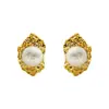 Barroco Medio vintage Moda Distinctivo Clip para Oreja Estilo de Corte Lujo Ligero Pendientes de Moda de Gama Alta Pendientes Mujer