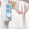 Soporte de enchufe multifunción sin perforaciones para pared, pasta adhesiva sin costuras para pared, montaje en pared, regleta de cableado con enchufes, almacenamiento sin costuras