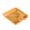 Prato para Dumpling com Vinagre Prato para Sushi Frango Frito Prato de Jantar Prato de Plástico Doméstico Prato para Dumpling Prato para Batata Frita