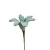 Flor Artificial de Seis Pétalas, Totalmente Crochê e Tecida à Mão, Presente de Dia dos Namorados, Decoração de Casa, Arte Floral, Flor Tecida à Mão