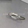 Pulsera de Diseño Irregular Corte Gema Versión de Alta Gama D Brand, Pulsera Anillo Geométrico Chapada en Oro de 18 Quilates, Estilo Unisex para Parejas