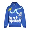 Sudadera con capucha de terciopelo Bpm con estampado de letras Broken Planet, holgada, casual, para hombre y mujer, moderna, otoño e invierno