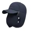 Gorro Otoño e Invierno Cálido Ciclismo Cortavientos para Hombres de Mediana Edad y Mayores Engrosado con Máscara Presión Viento Gorro Lei Feng Hombres Venta al por Mayor