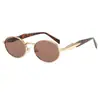 Nuevas Gafas de Sol Ovaladas de Lujo Transfronterizas 2025 para Mujer, Gafas de Sol de Alta Gama con Protección Solar, Gafas de Sol Elegantes y a la Moda