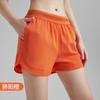 Pantalones Cortos Deportivos de Secado Rápido Falsos de Dos Piezas Primavera/Verano 2026 Nuevos Pantalones Cortos Deportivos de Tres Cuartos con Sensación de Piel Desnuda y Bolsillos para Correr y Fitness para Mujer