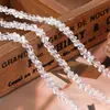 Pulsera DIY Cadena de Cristal Multicolor Accesorios de Joyería Ropa Cuentas de Cristal Vidrio Decoraciones Colgantes para Habitación Cuentas Triangulares de Bolas de Arroz