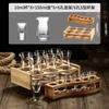 Copo de vinho branco separador de vinho conjunto de vidro doméstico Copo Bala Copo para destilados uma taça garrafa de vinho pequena conjunto de vinho criativo estilo chinês